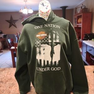 Harley Davidson hoodie mens large